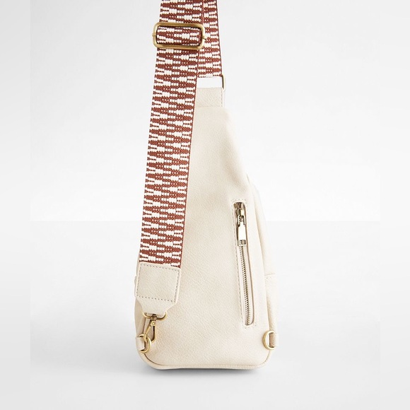Urban Expressions | Textured Crossbody Sling Bag | Faux Leather | Adjustable - Picture 3 of 13